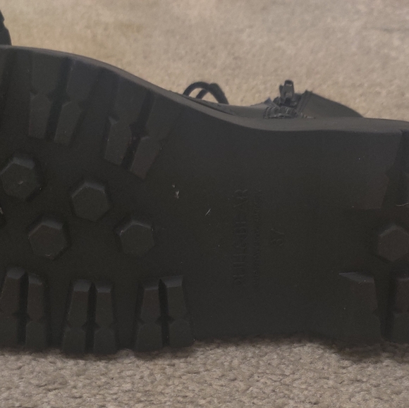 Pull and Bear Block heel lace up ankle boots - Picture 7 of 8